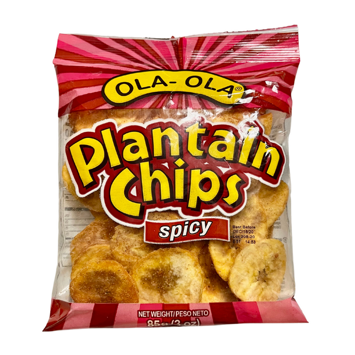 Ola Ola Plantain Chips- Sweet, Spicy