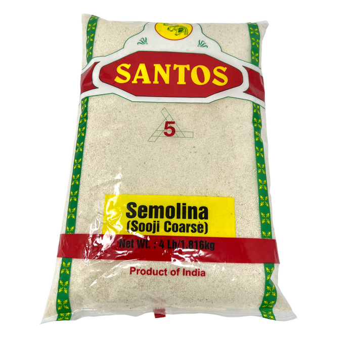 SANTOS Semolina (Sooji Coarse) 4lbs