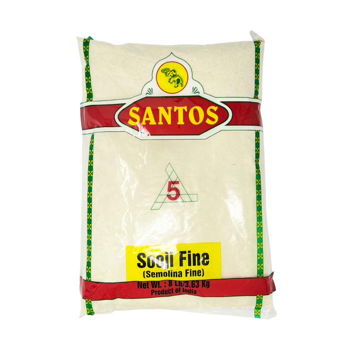 SANTOS Sooji Fine (Semolina Fine) 8lbs